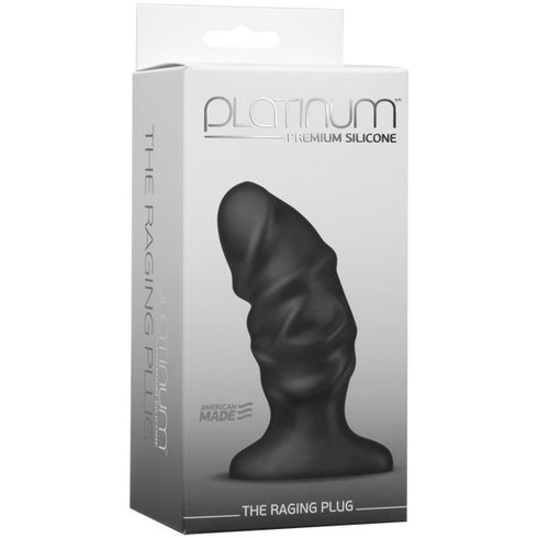Platinum Premium Silicone The Raging Plug Black